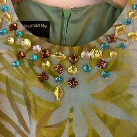 Donna Morgan Silk Sheath Dress - Picture 2 of 4